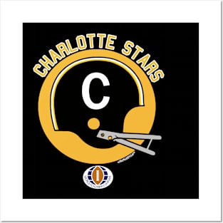 Charlotte Stars (World Football League) "C" Logo 1974 Posters and Art